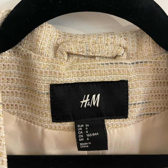 H&M Fitted Blazer Size 6 - Picture 2 of 5